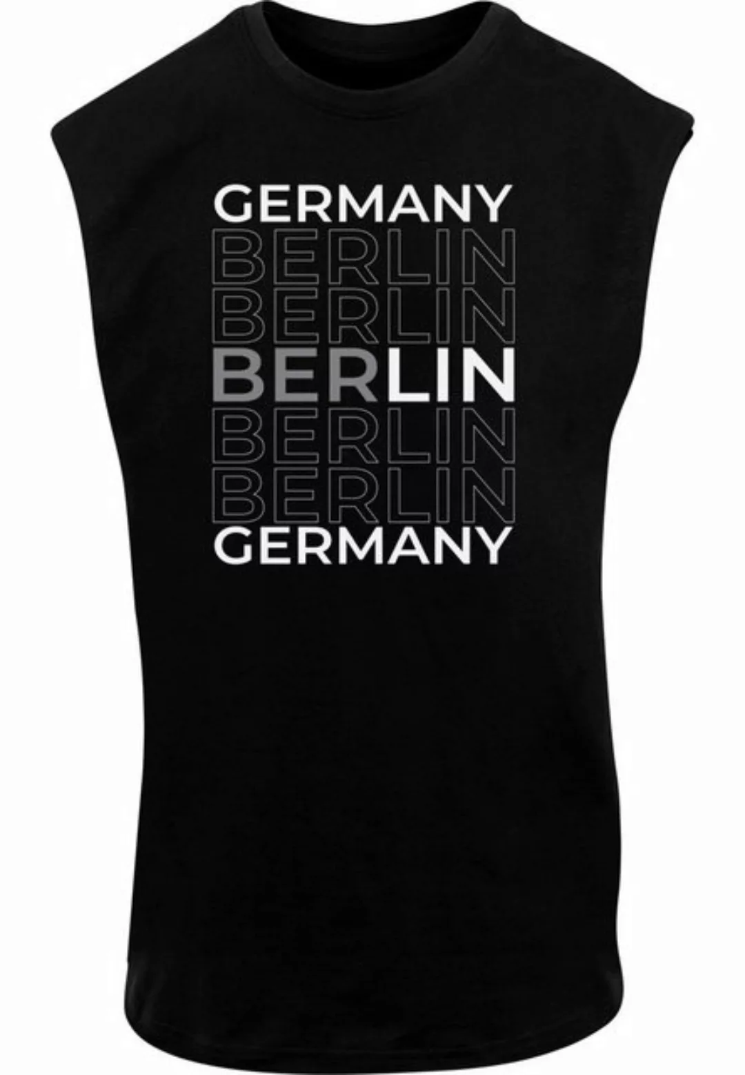 Merchcode Tanktop Merchcode Berlin X Sleeveless Tee (1-tlg) günstig online kaufen