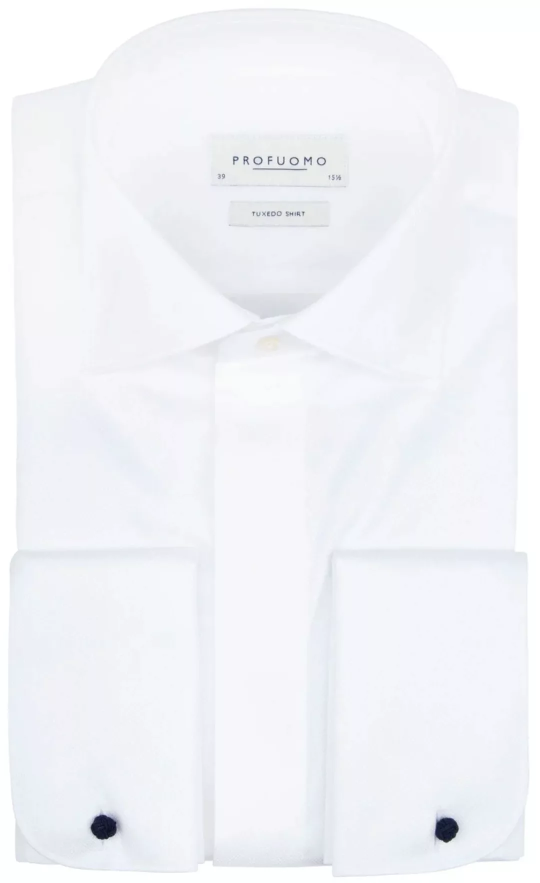 Profuomo Smokinghemd Weiß - Größe 38 günstig online kaufen
