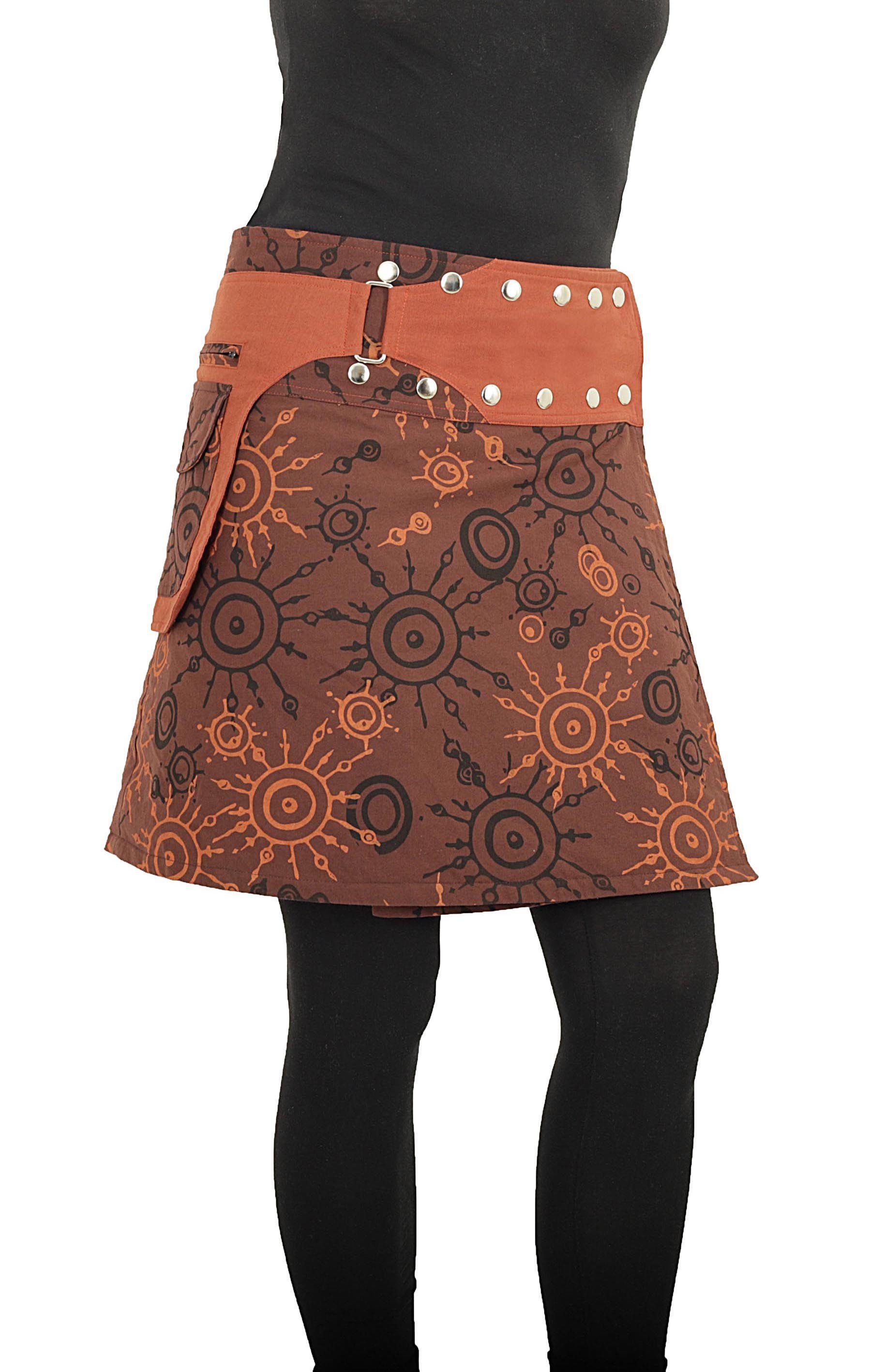 PUREWONDER Wickelrock Damen Rock mit auffälligem günstig online kaufen
