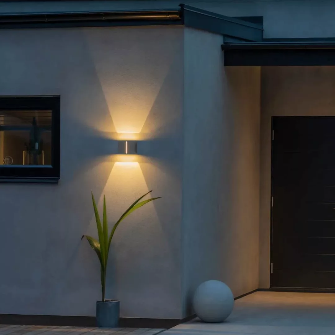 LED-Außenwandleuchte Pavia, dunkelgrau günstig online kaufen