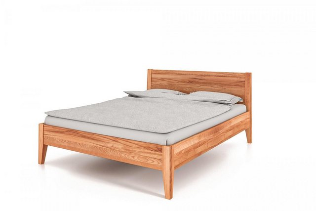 Natur24 Bett Bett Sydo 7 Sonderlänge 200x210 Kernbuche Holzkopfteil und Hol günstig online kaufen