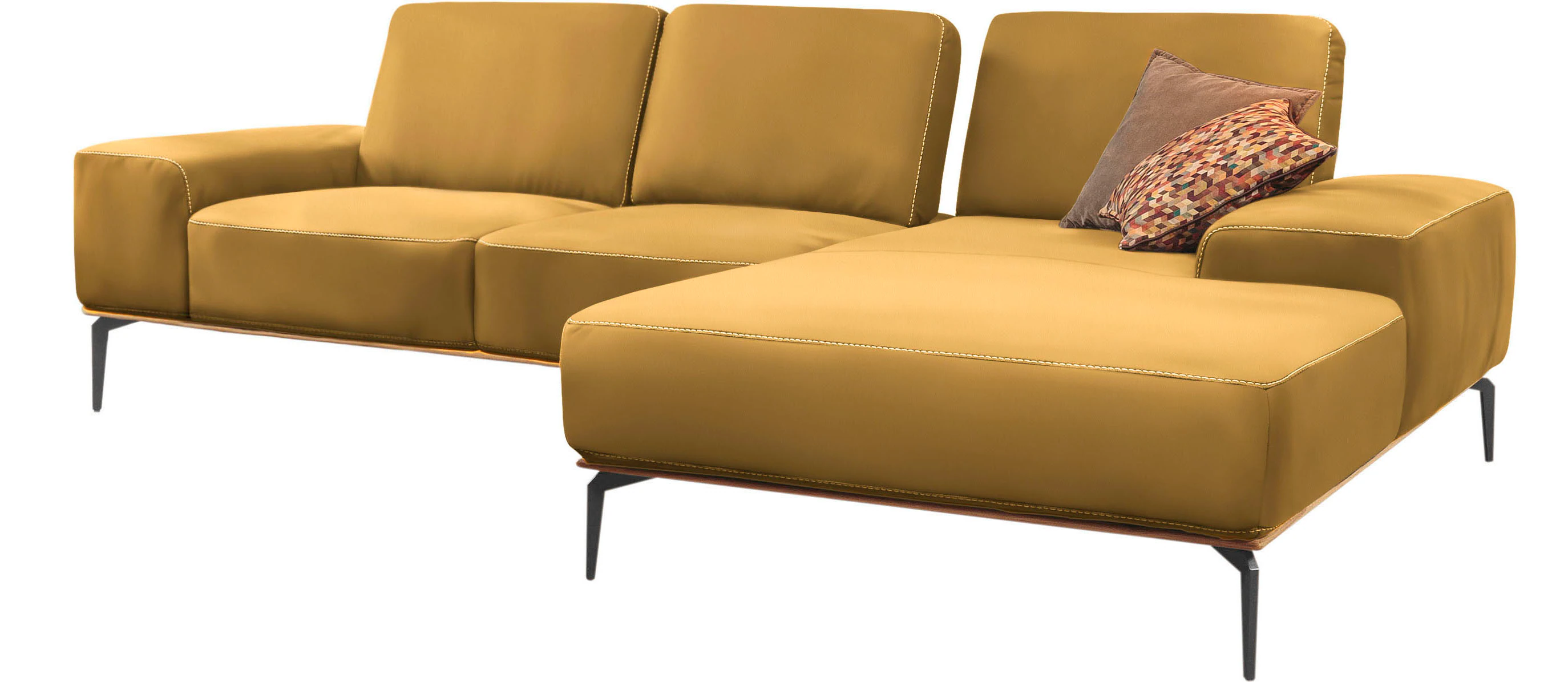 W.SCHILLIG Ecksofa "run, Designsofa mit tollem Sitzkomfort, bequem, L-Form" günstig online kaufen