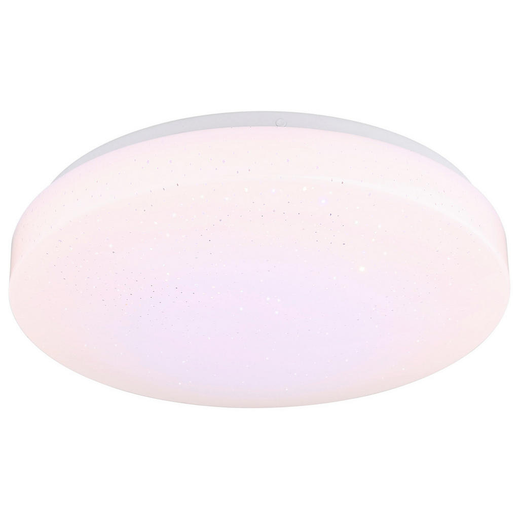 GLOBO LED-Deckenleuchte Opal weiß Metall Kunststoff H/D: ca. 8,5x33 cm günstig online kaufen