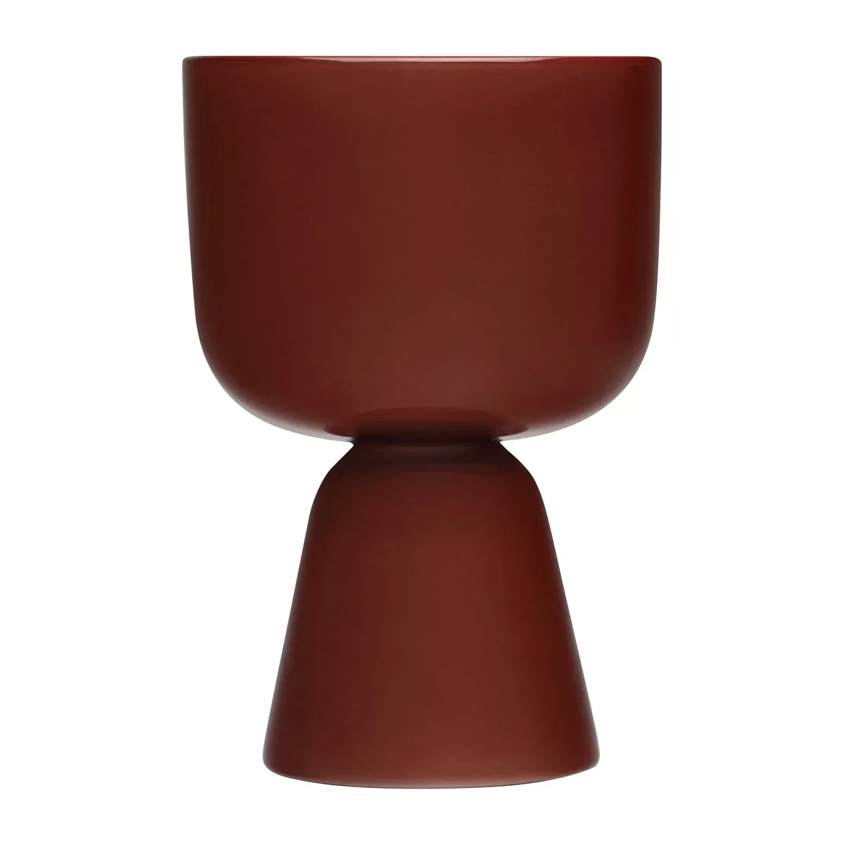Blumentopf Nappula keramik braun / Ø 23 x H 15,5 cm - Iittala - Braun günstig online kaufen