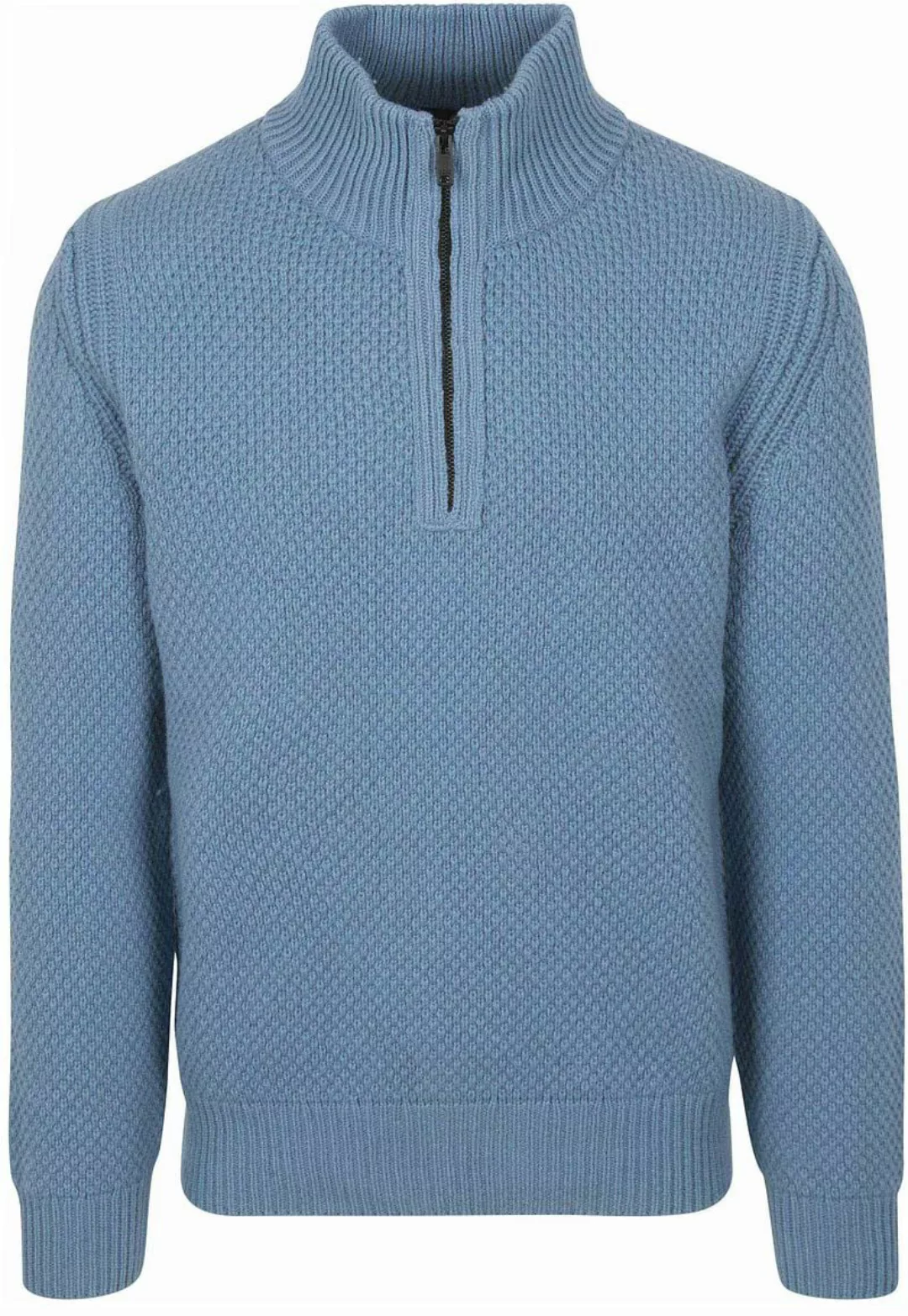 BOSS Pull Half Zip Kurano Blau - Größe L günstig online kaufen