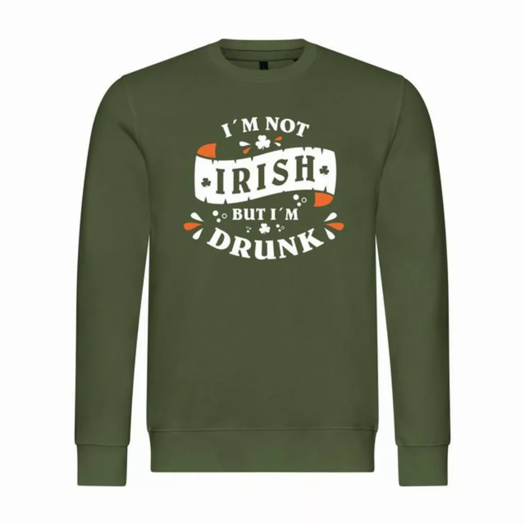 deinshirt Rundhalspullover Herren Sweatshirt Im not Irish but im drunk Mit günstig online kaufen