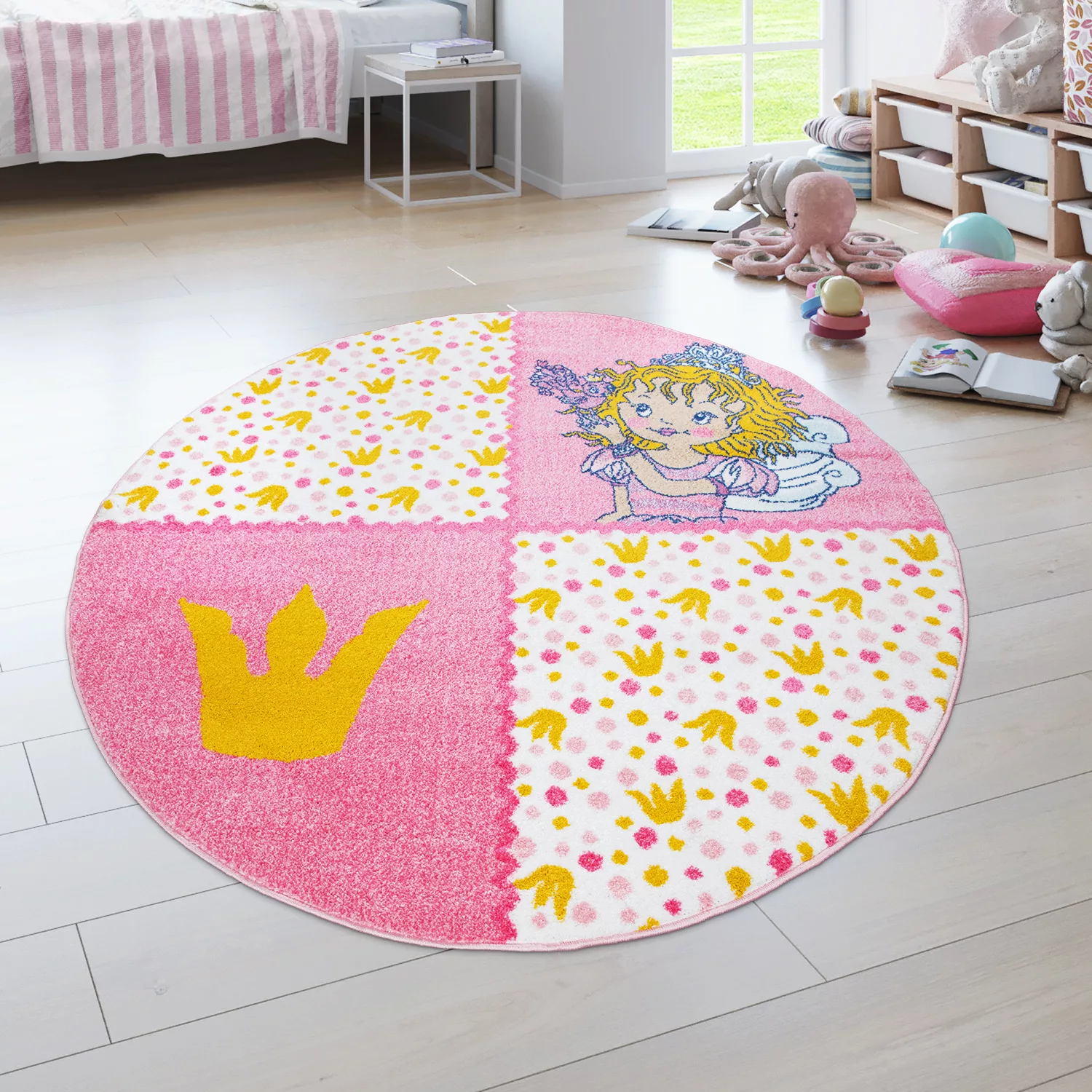 Lillifee Kinderteppich 160d Pink Rund günstig online kaufen