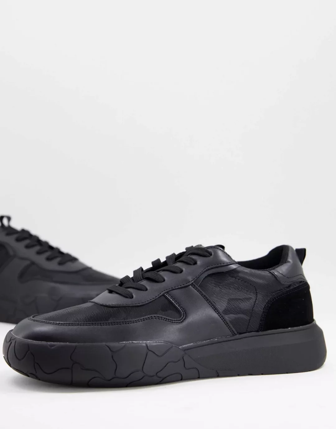 River Island – Schwarze Sneaker günstig online kaufen