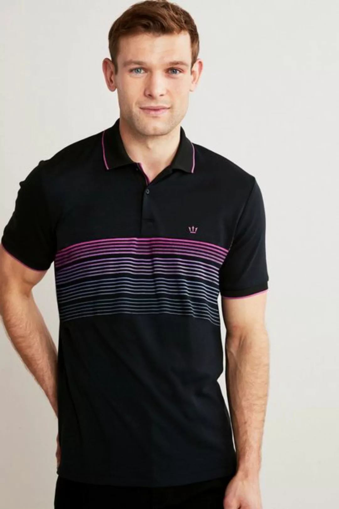 Next Poloshirt Polo-Shirt in Blockfarben (1-tlg) günstig online kaufen