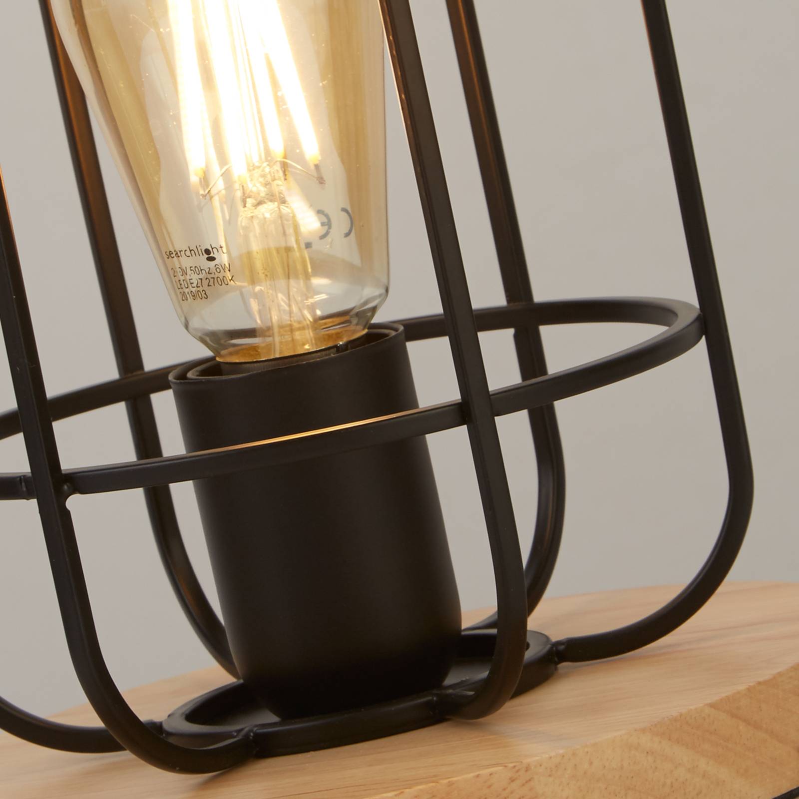 Tischlampe Cage II mit Käfigschirm günstig online kaufen