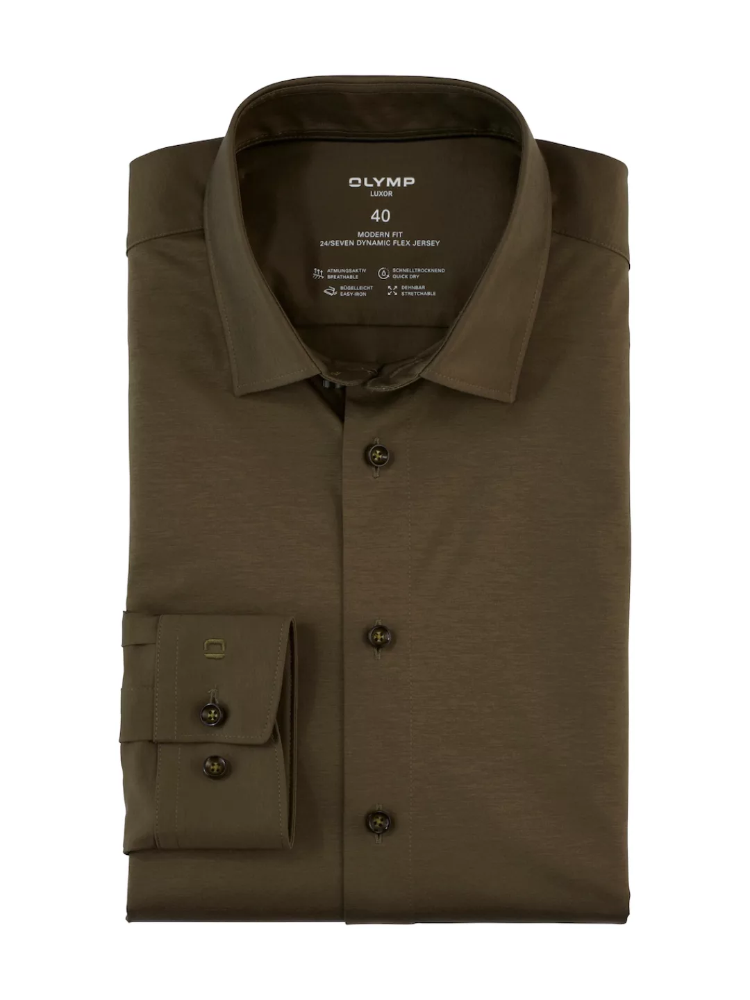 OLYMP Langarmhemd "Luxor 24/Seven", mit geruchshemmenden Materialeigenschaf günstig online kaufen