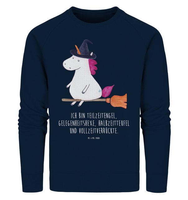 Mr. & Mrs. Panda Longpullover Größe M Einhorn Hexe - French Navy - Geschenk günstig online kaufen