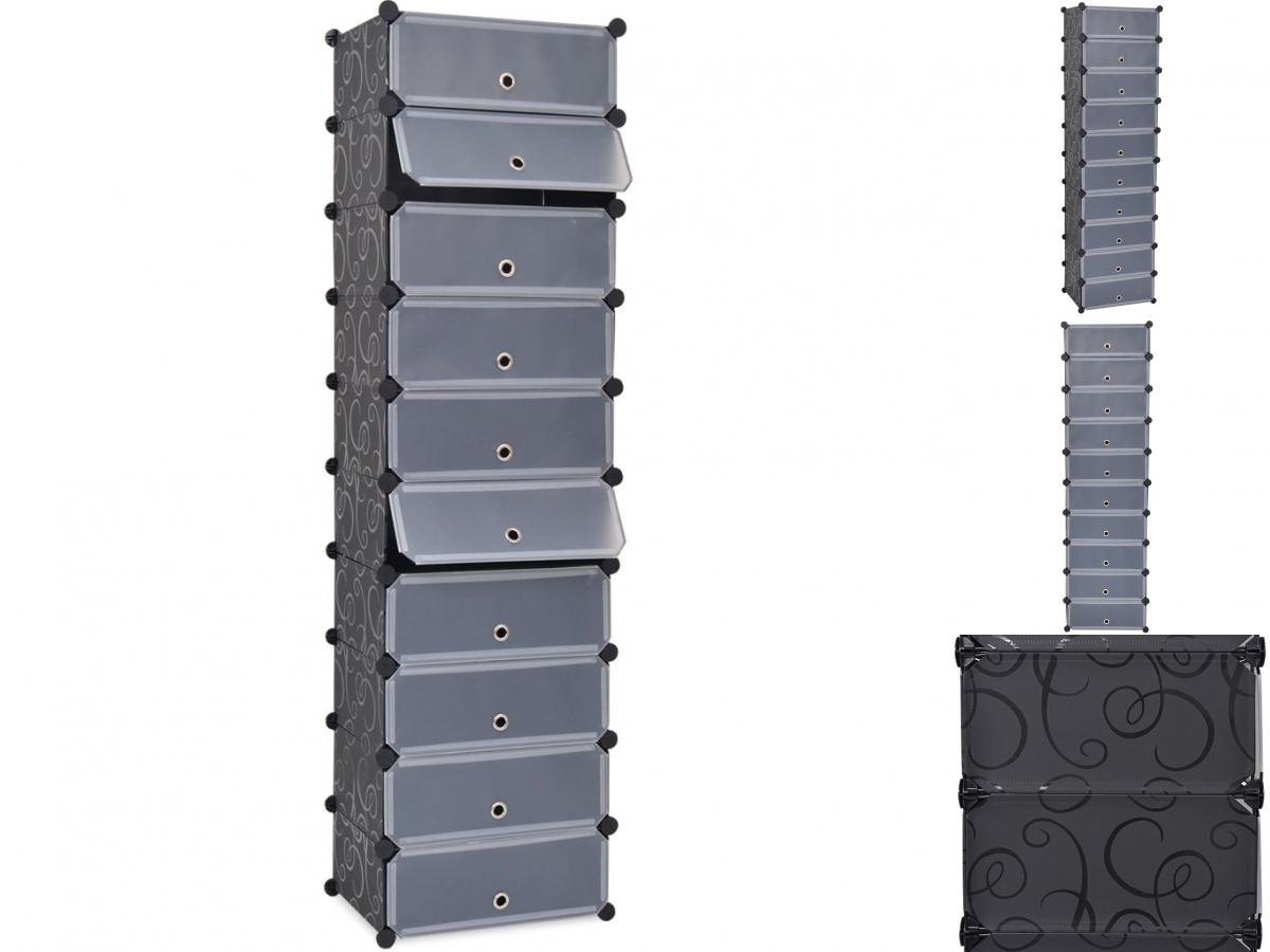 vidaXL Schuhschrank Schuh-Organizer Schuhregal Standregal Zusammenklappbar günstig online kaufen