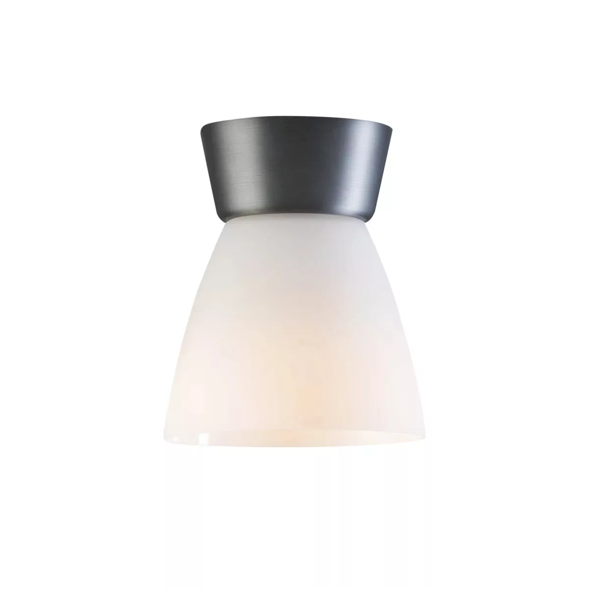 Bizzo Deckenleuchte Opalglas Ø16,5cm Oxidgrau günstig online kaufen