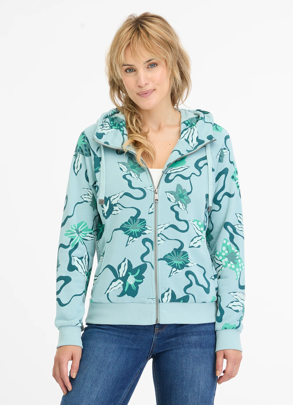 Ragwear Sweatjacke "FLLAWIA PRINT" günstig online kaufen