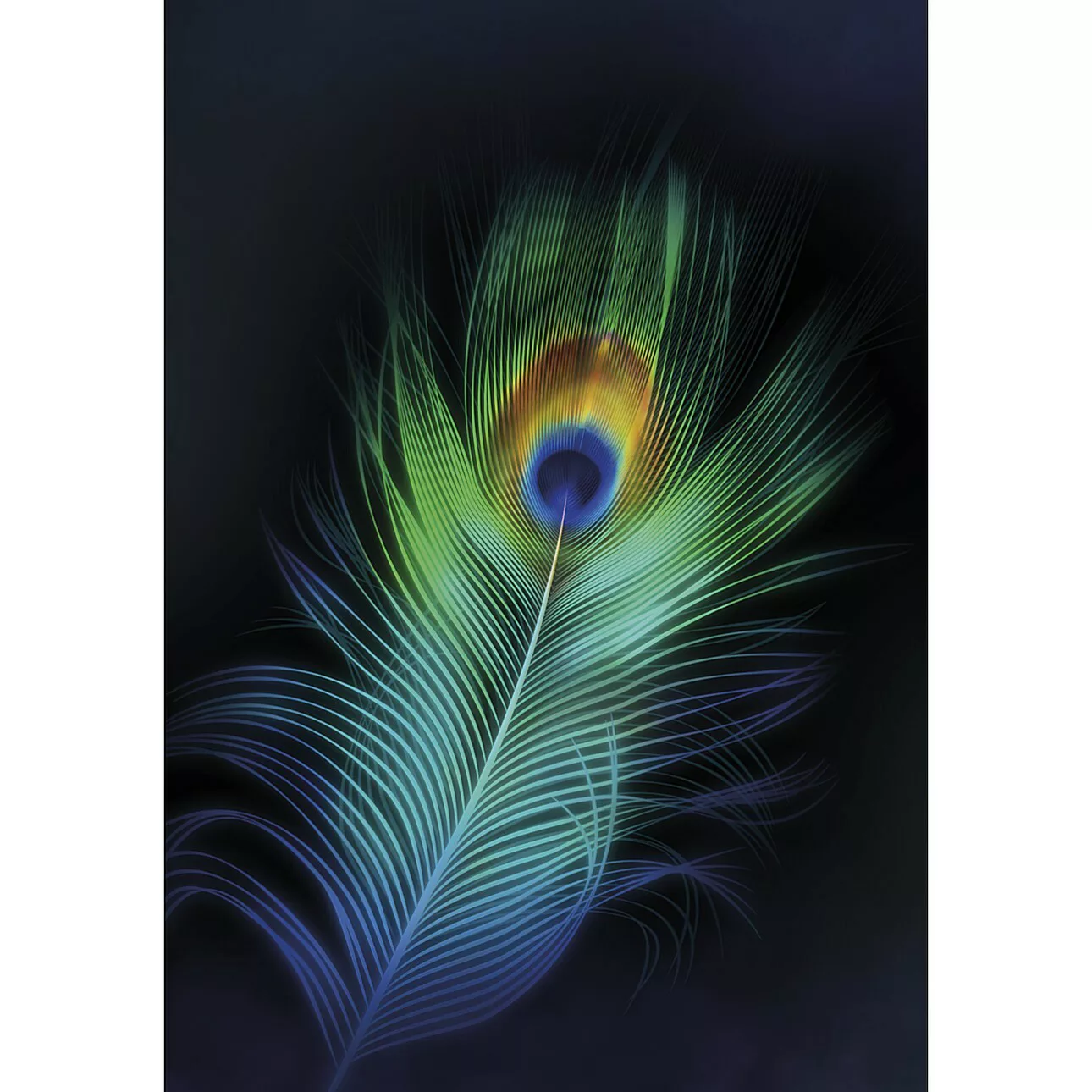 Leinwandbild Peacock Eye, 50 x 70 cm günstig online kaufen