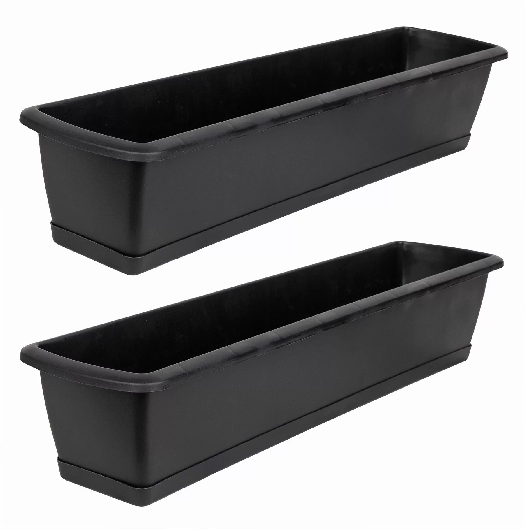 BigDean Blumenkasten 2x Blumenkasten mit Untersetzer günstig online kaufen
