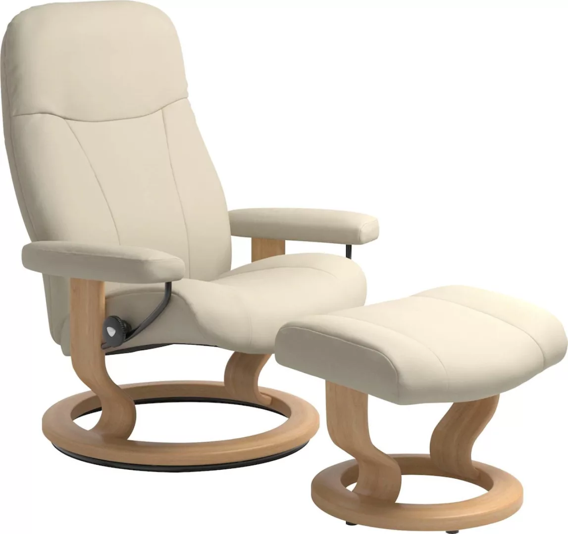 Stressless® Relaxsessel »Garda«, (Set, Relaxsessel mit Hocker), mit Hocker, günstig online kaufen