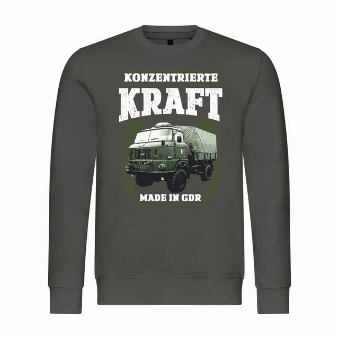 deinshirt Rundhalspullover Herren Sweatshirt Konzentrierte Kraft Mit Print günstig online kaufen