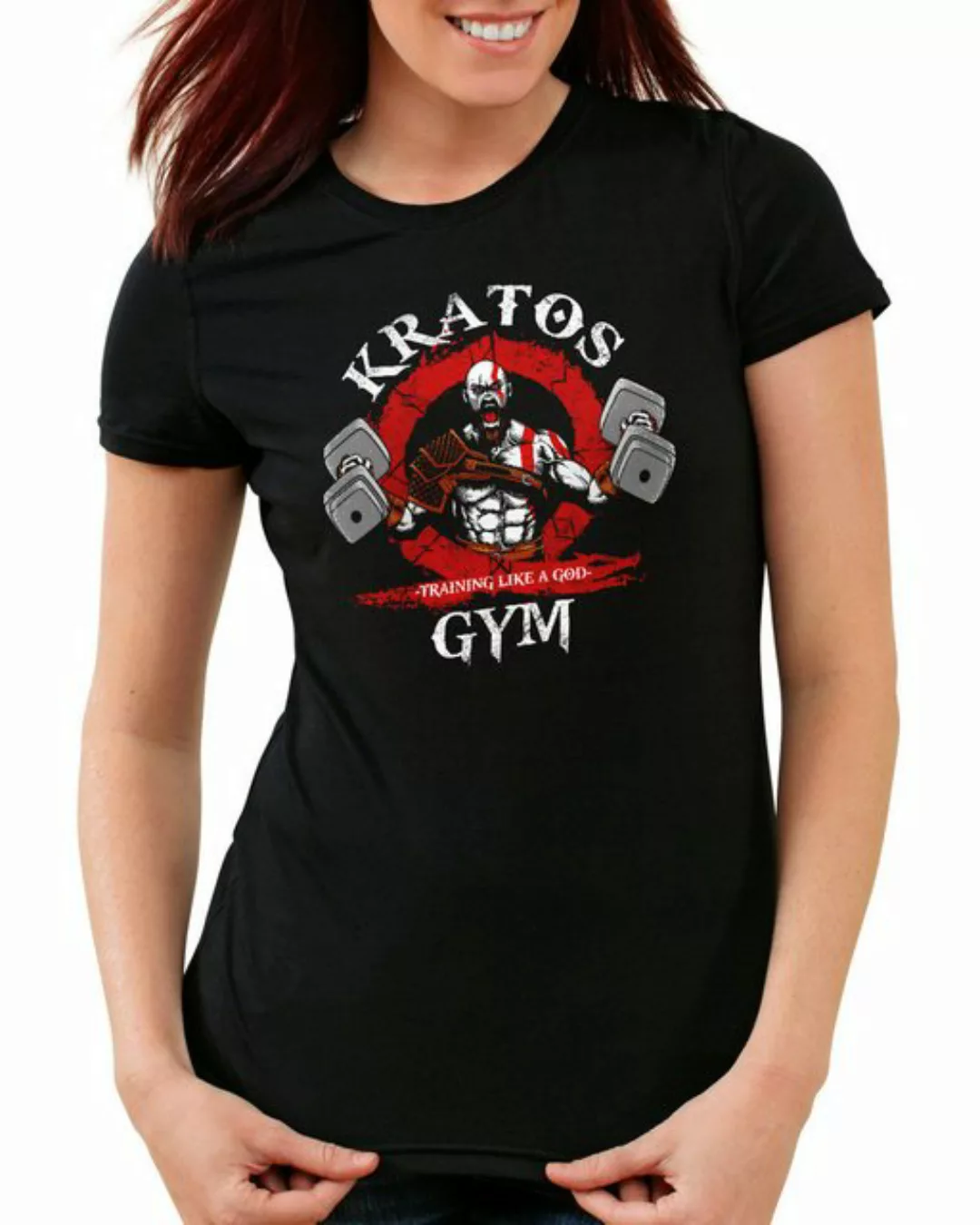 style3 T-Shirt style Train like God god action adventure kratos war gym günstig online kaufen