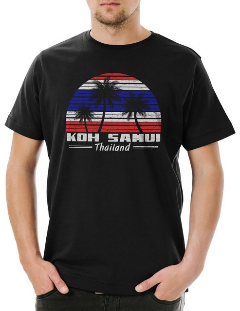 Urban Backwoods Print-Shirt Koh Samui Thailand Herren T-Shirt Insel Island günstig online kaufen