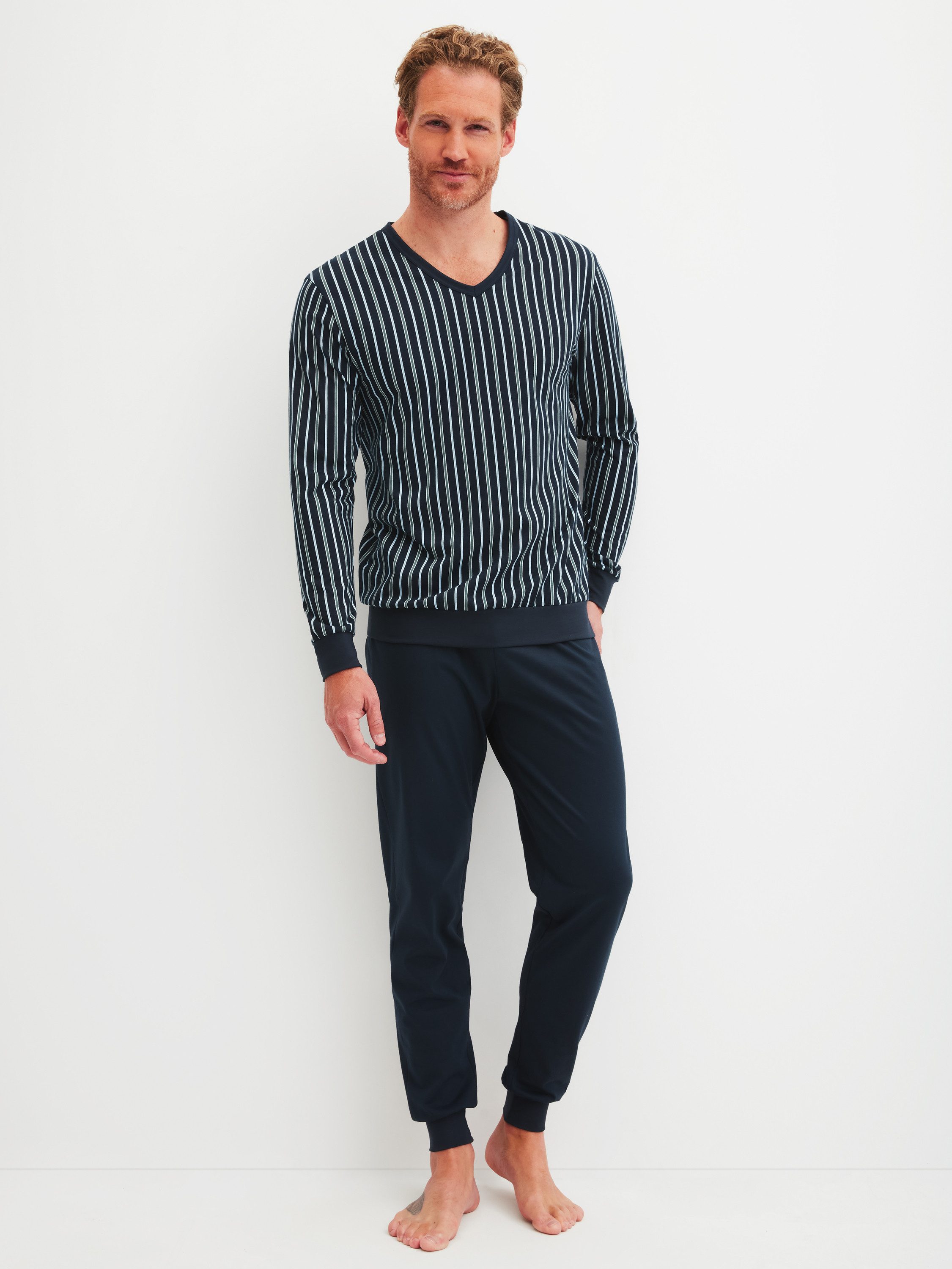 CALIDA Pyjama Cotton Special Herren (2 günstig online kaufen