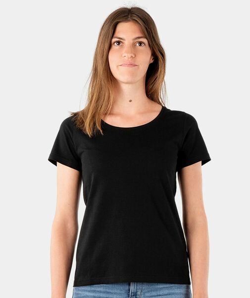 Damen Basic T-shirt Aus Reiner Bio-baumwolle günstig online kaufen