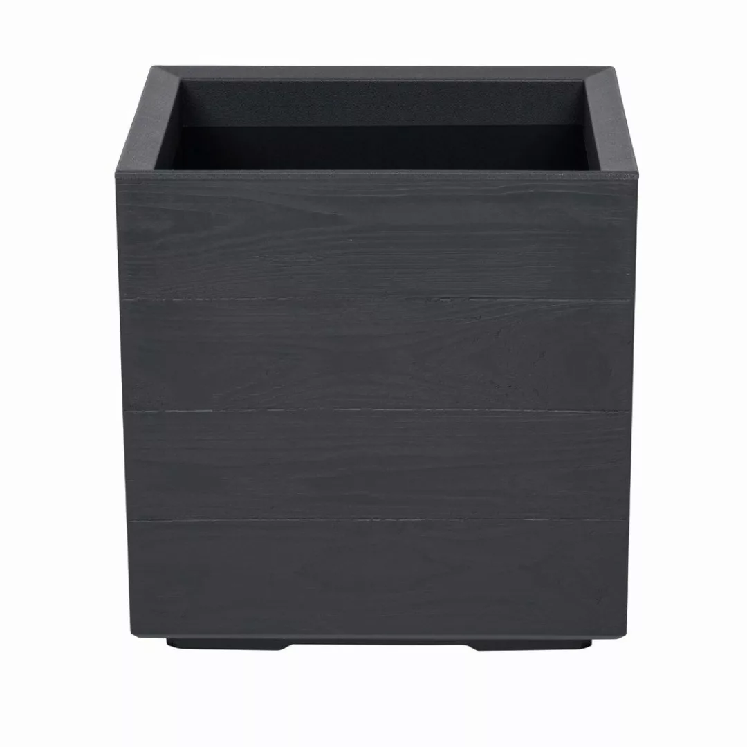 Kreher Pflanzkübel 'Eco Wood' in Anthrazit günstig online kaufen