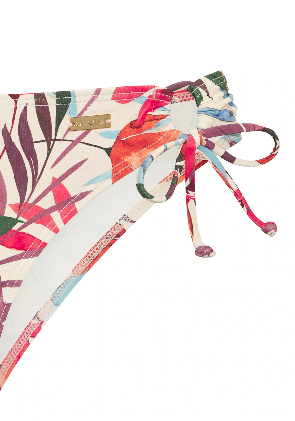 LASCANA Bikini-Hose "Imani", mit sommerlichem Blätterprint günstig online kaufen