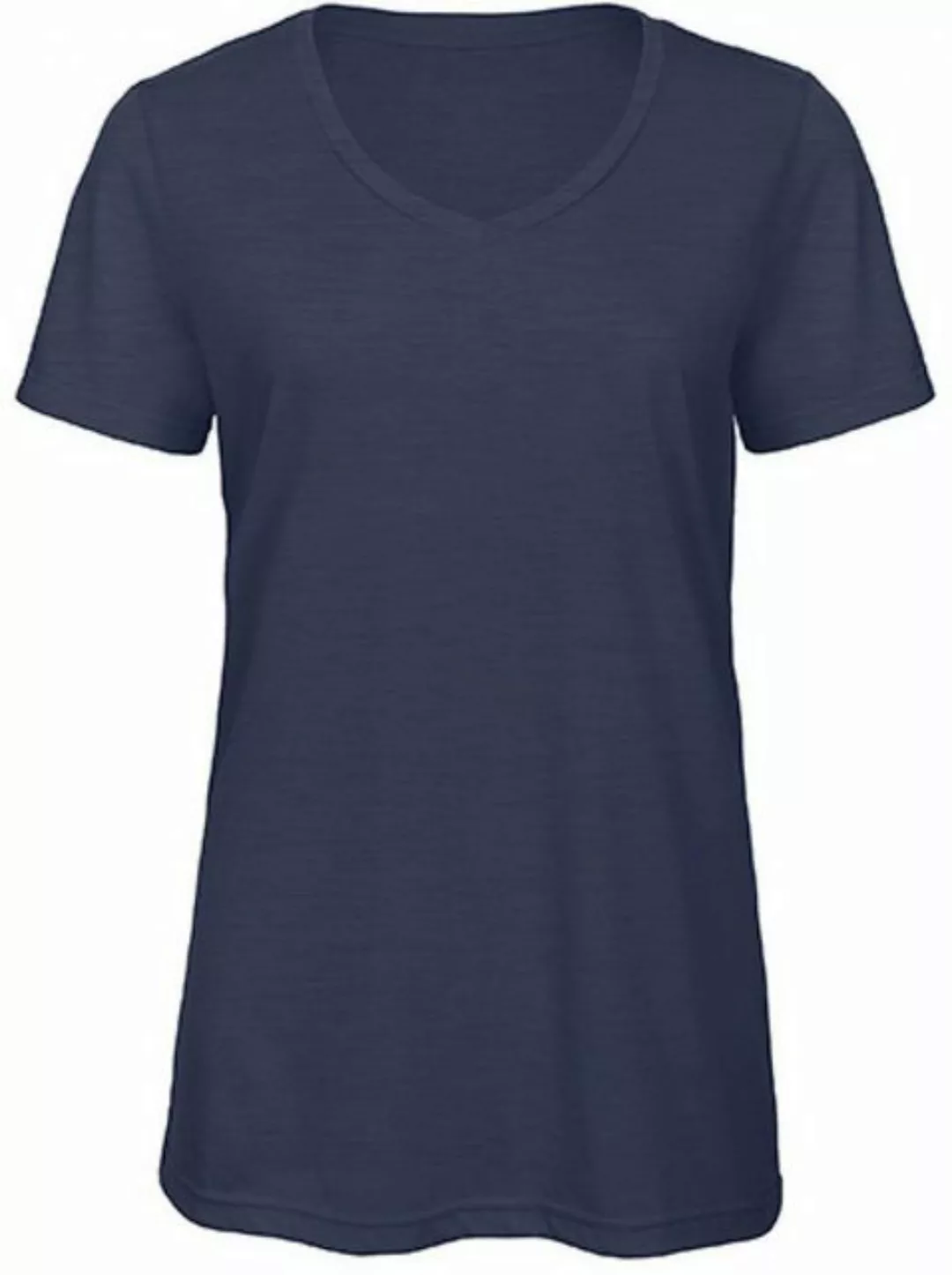 B&C V-Shirt Damen V-Neck Triblend T-Shirt günstig online kaufen