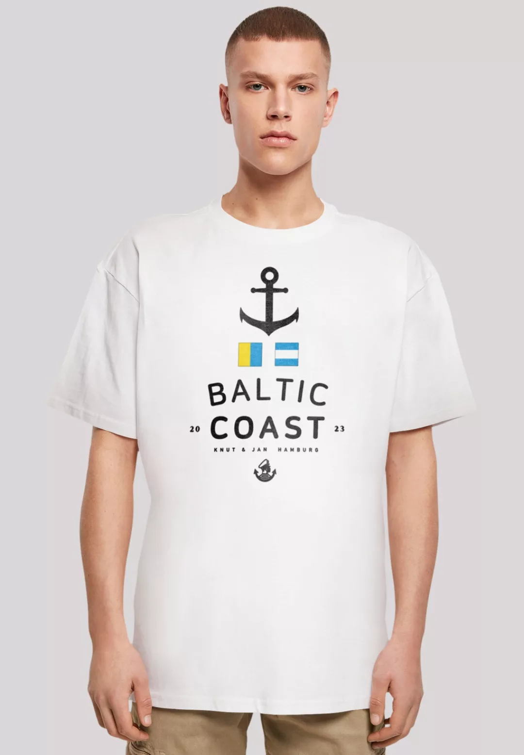 F4NT4STIC T-Shirt "Ostsee Baltic Sea Knut & Jan Hamburg", Print günstig online kaufen