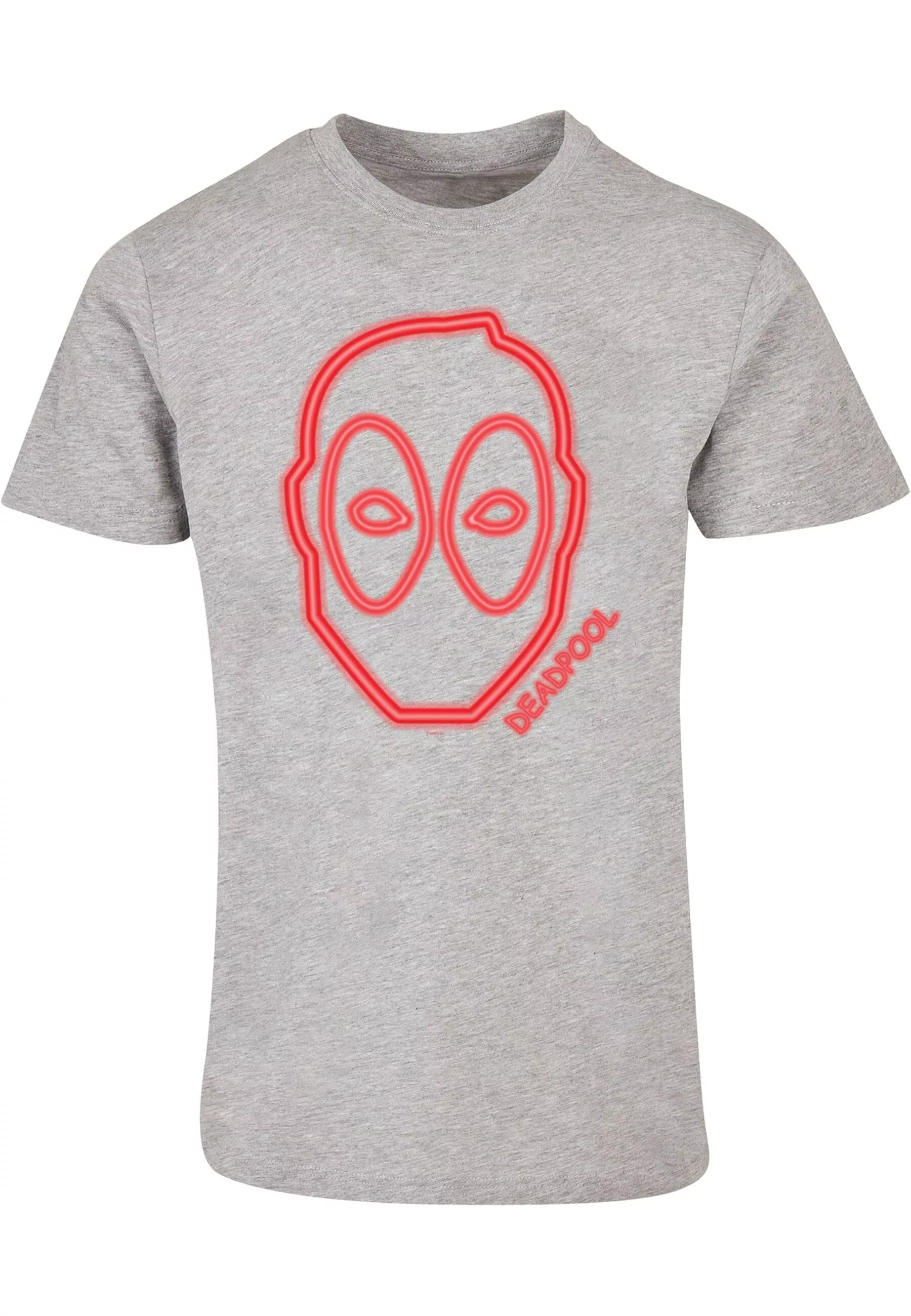 ABSOLUTE CULT T-Shirt "ABSOLUTE CULT Herren Deadpool - Neon Head T-Shirt", günstig online kaufen