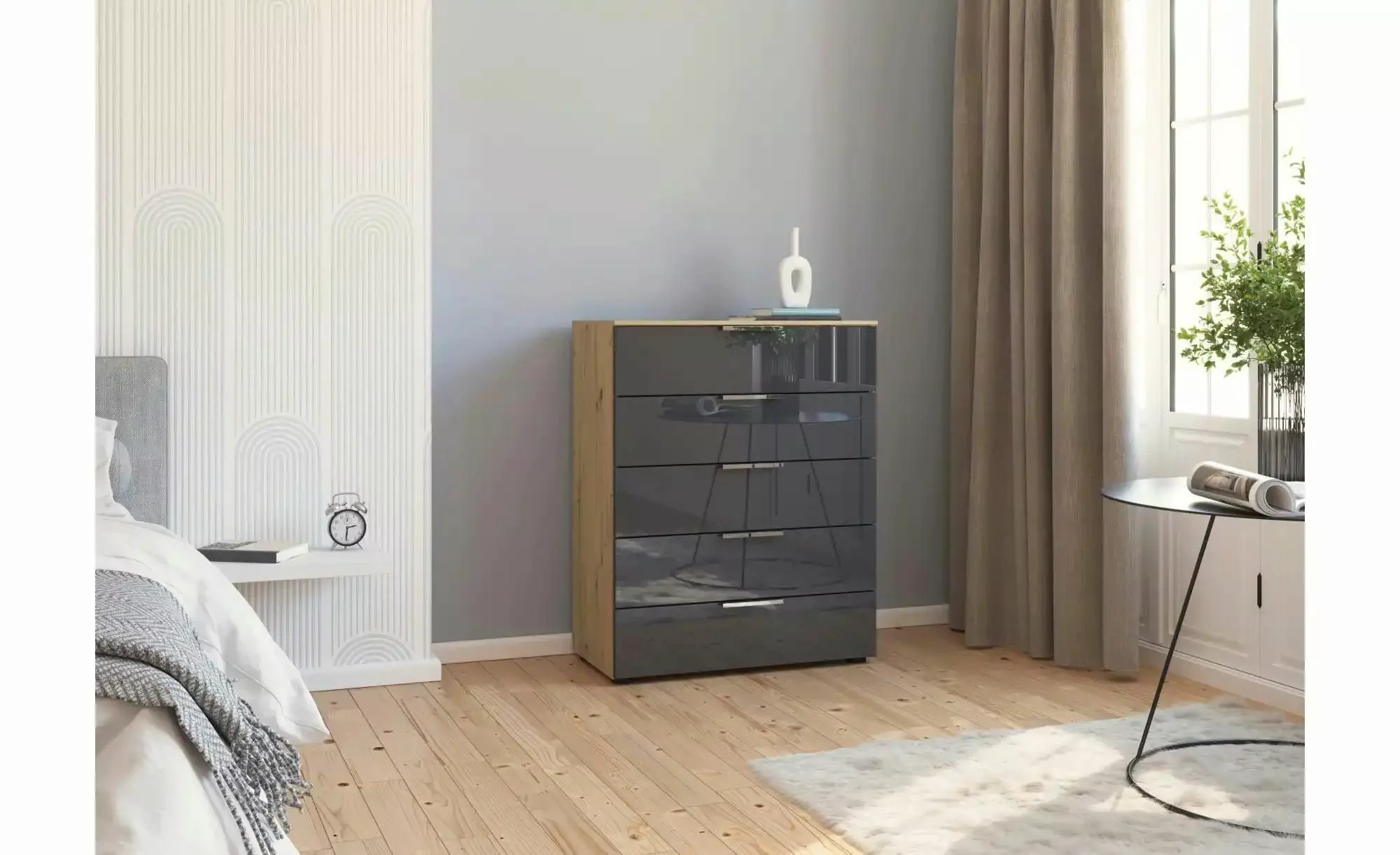 Kommode ¦ holzfarben ¦ Maße (cm): B: 80 H: 100 Kommoden & Sideboards > Komm günstig online kaufen