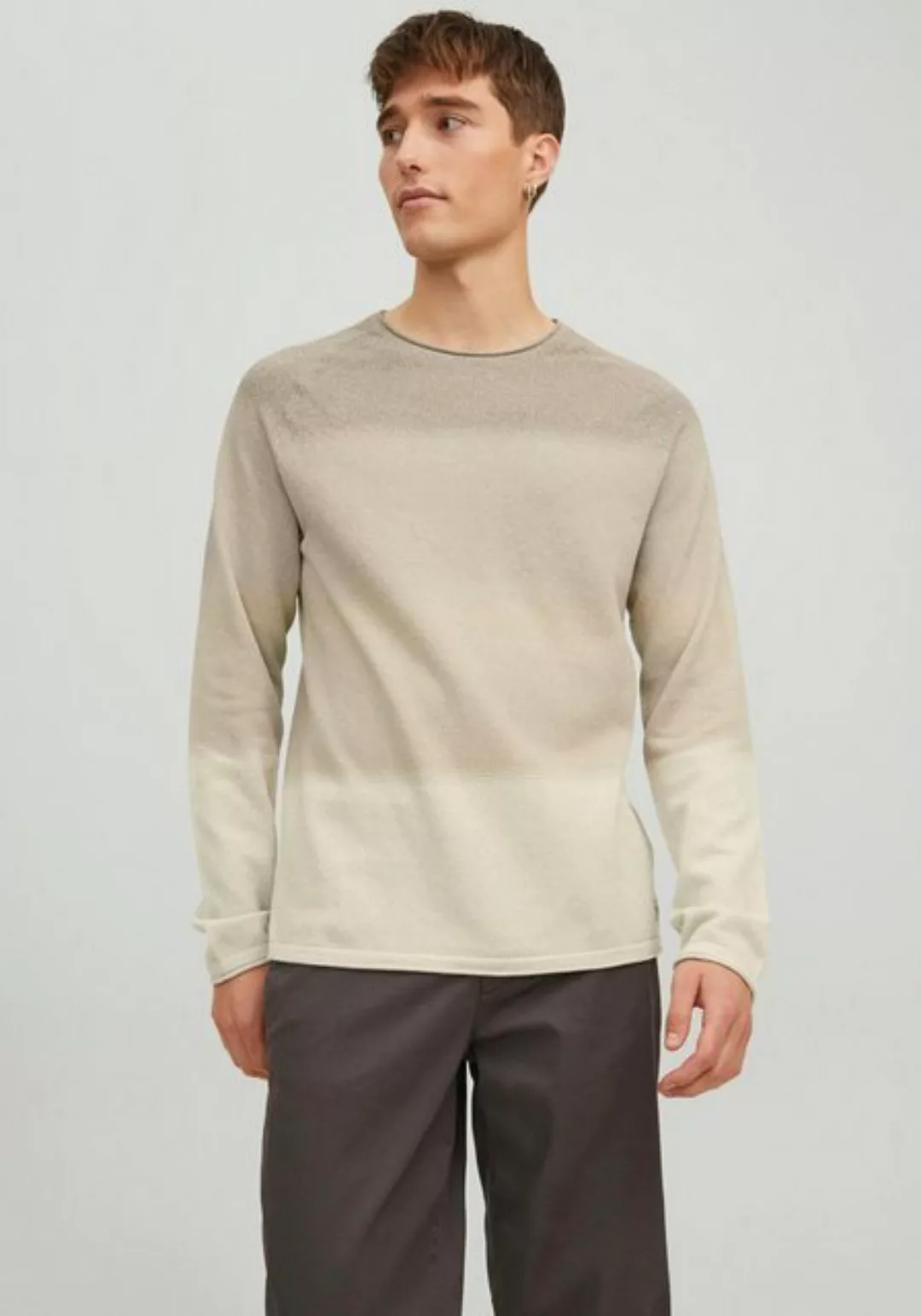 Jack & Jones Herren Sweater Pullover mit Rundhals Ausschnitt JJEHILL günstig online kaufen