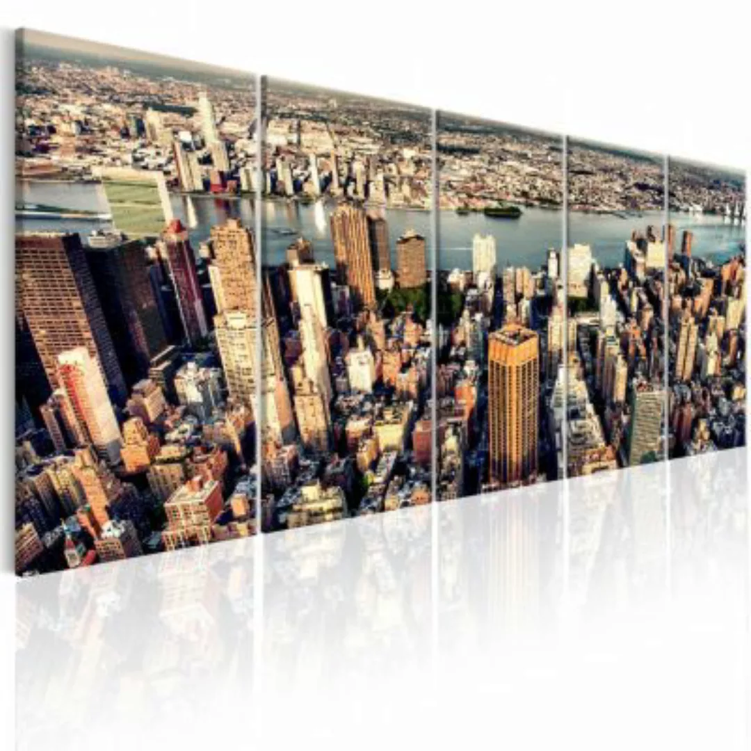 artgeist Wandbild Flight over New York mehrfarbig Gr. 200 x 80 günstig online kaufen