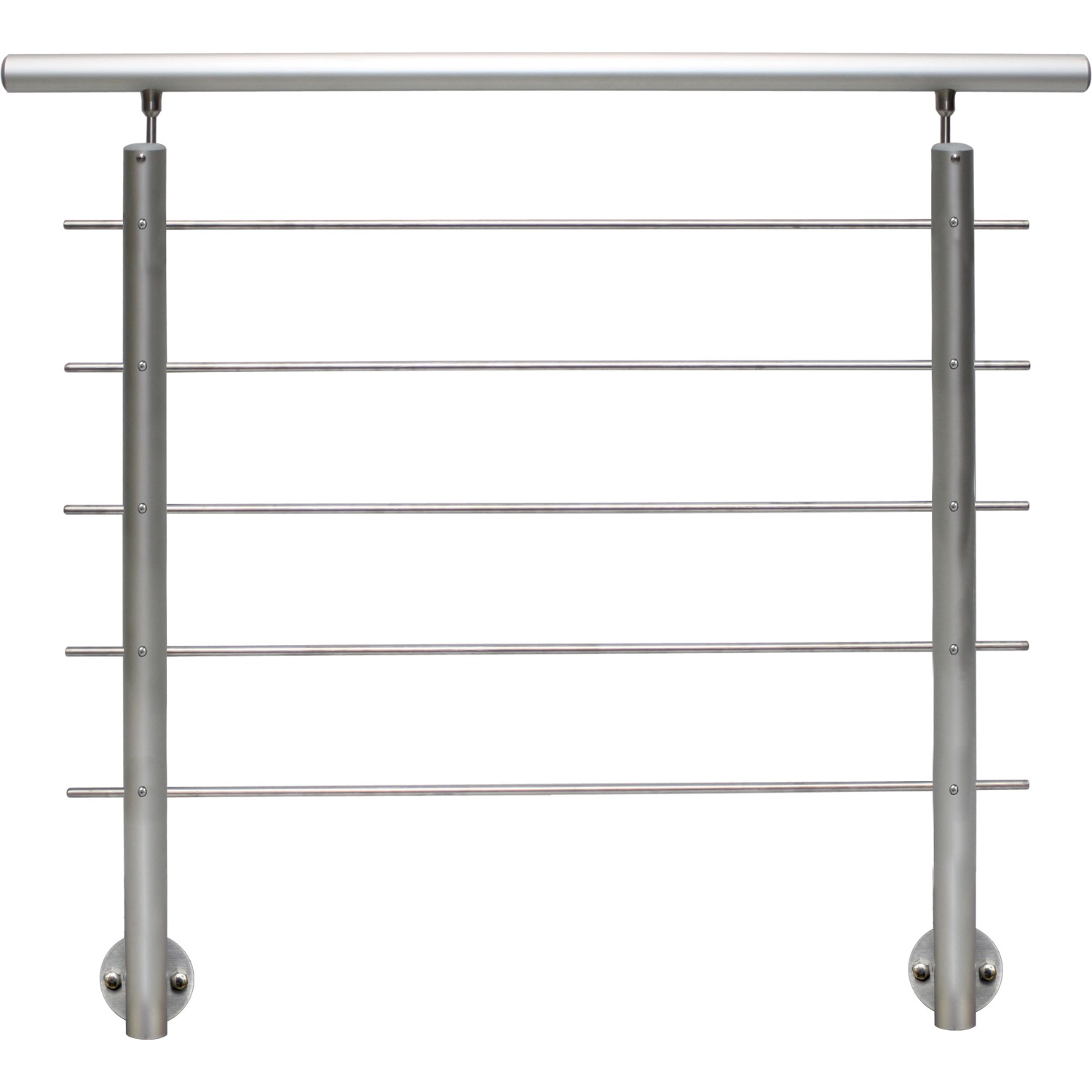 Treba Geländer-Set AB5 Seitliche Montage 150 cm Aluminium Eloxiert günstig online kaufen