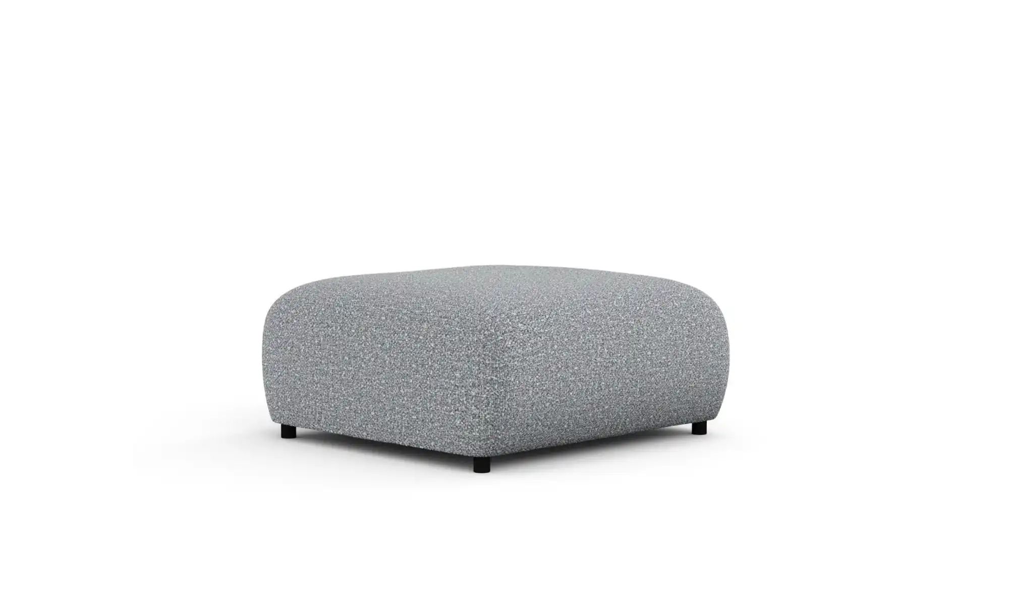 Hocker  Zanzibar ¦ grau ¦ Maße (cm): B: 88 H: 42 Polstermöbel > Hocker - Hö günstig online kaufen