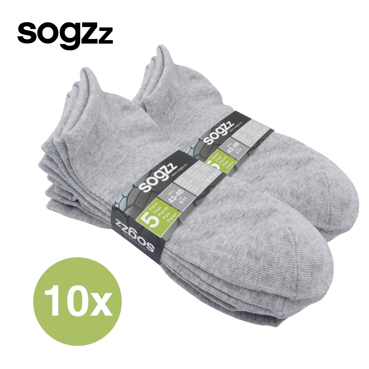 sogzz Sneakersocken 5-60 Paar Sneaker Socken günstig online kaufen