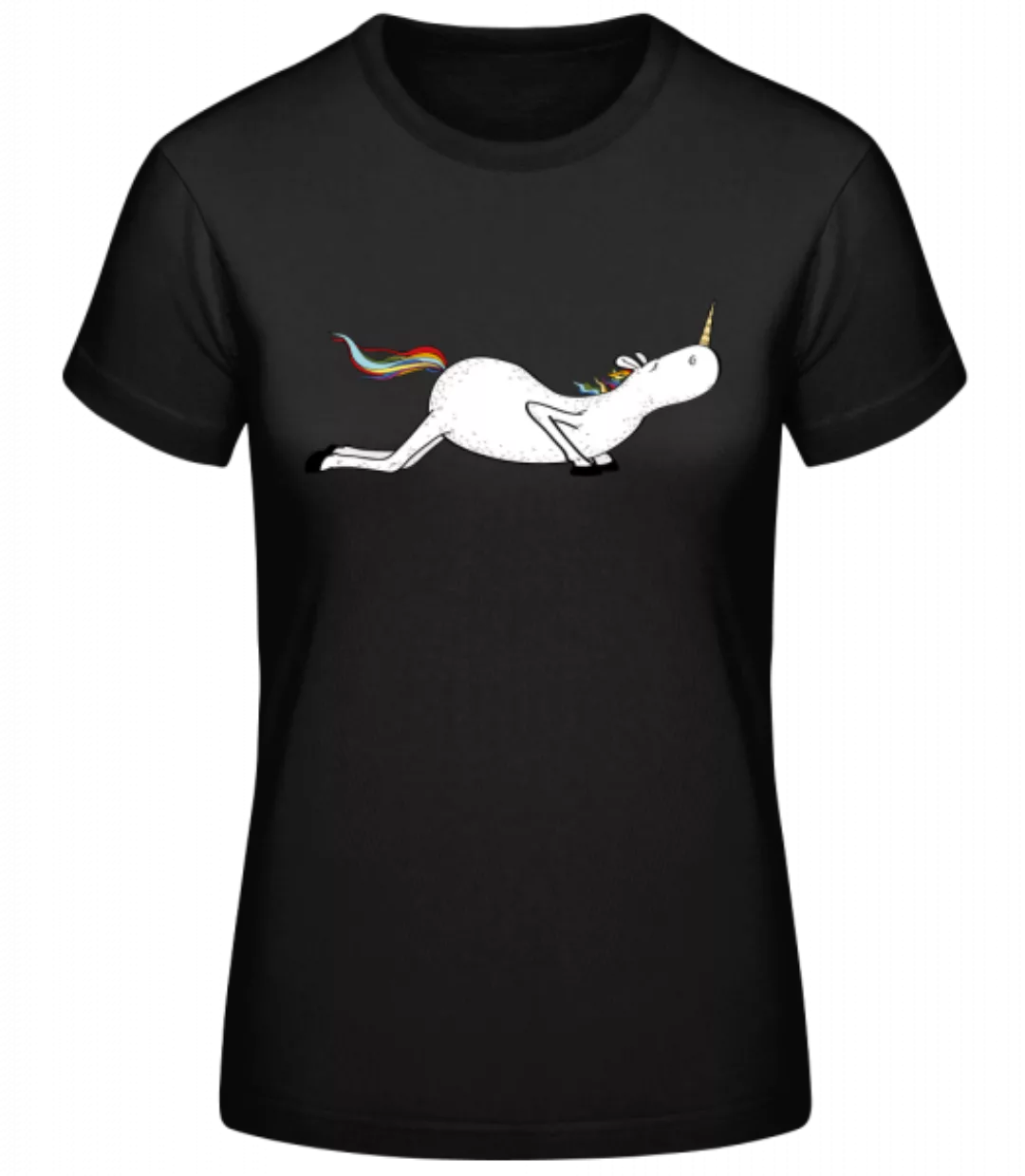 Yoga Einhorn Der Fisch · Frauen Basic T-Shirt günstig online kaufen
