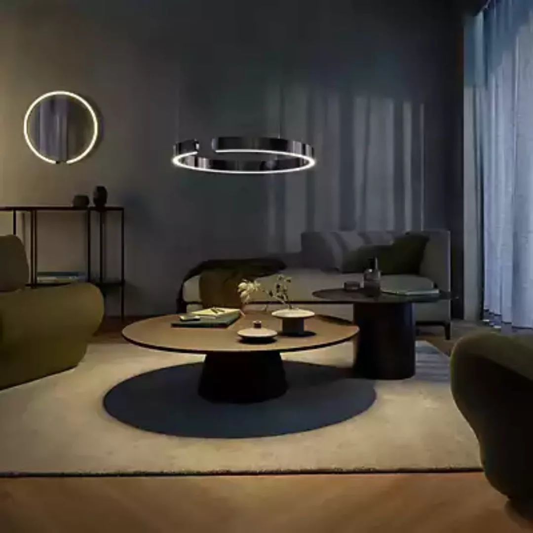 Occhio Mito Sospeso 60 Fix Flat Room Einbaupendelleuchte LED, Kopf roségold günstig online kaufen