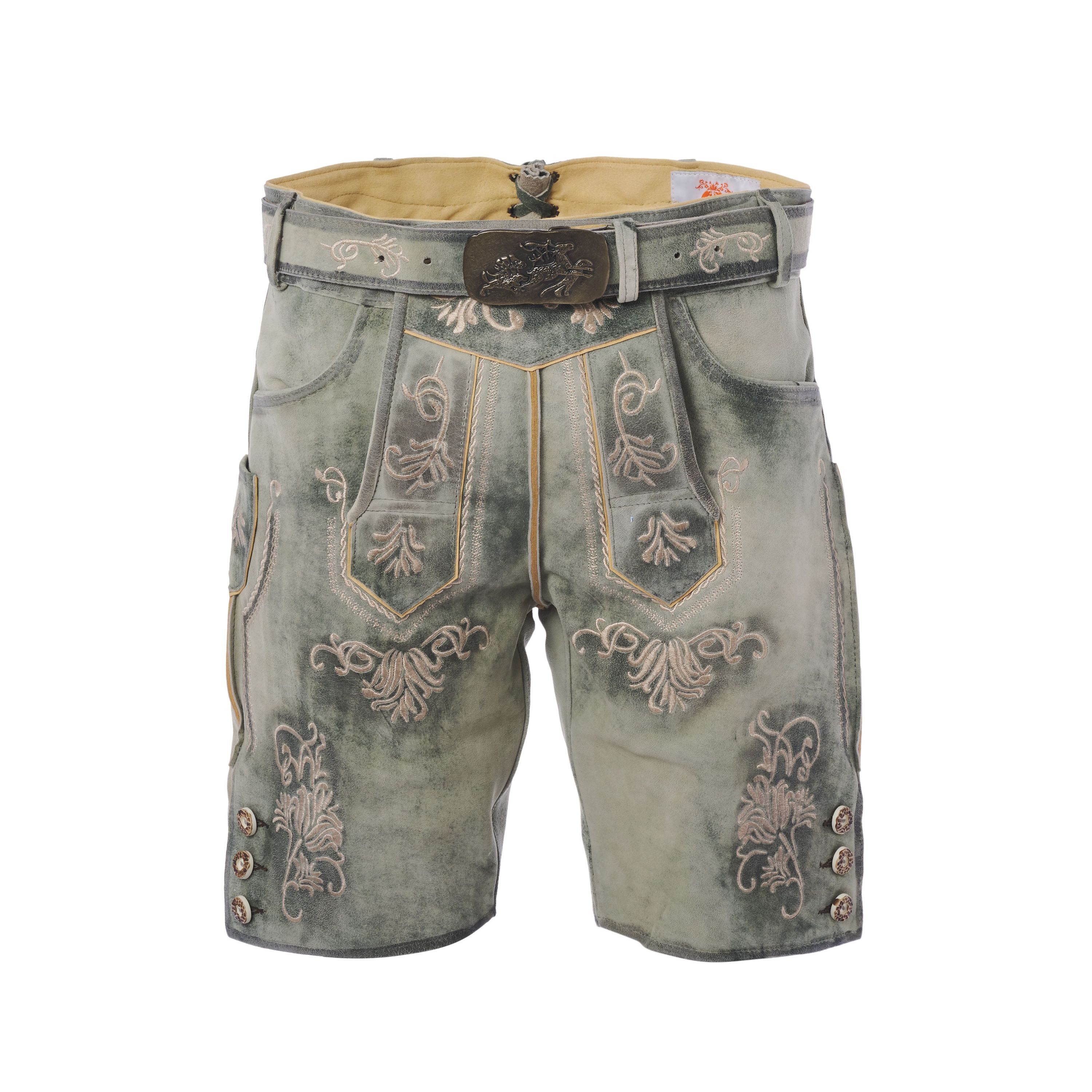 Trachtenkult Trachtenlederhose Kurze Ziegenlederhose Gustav günstig online kaufen