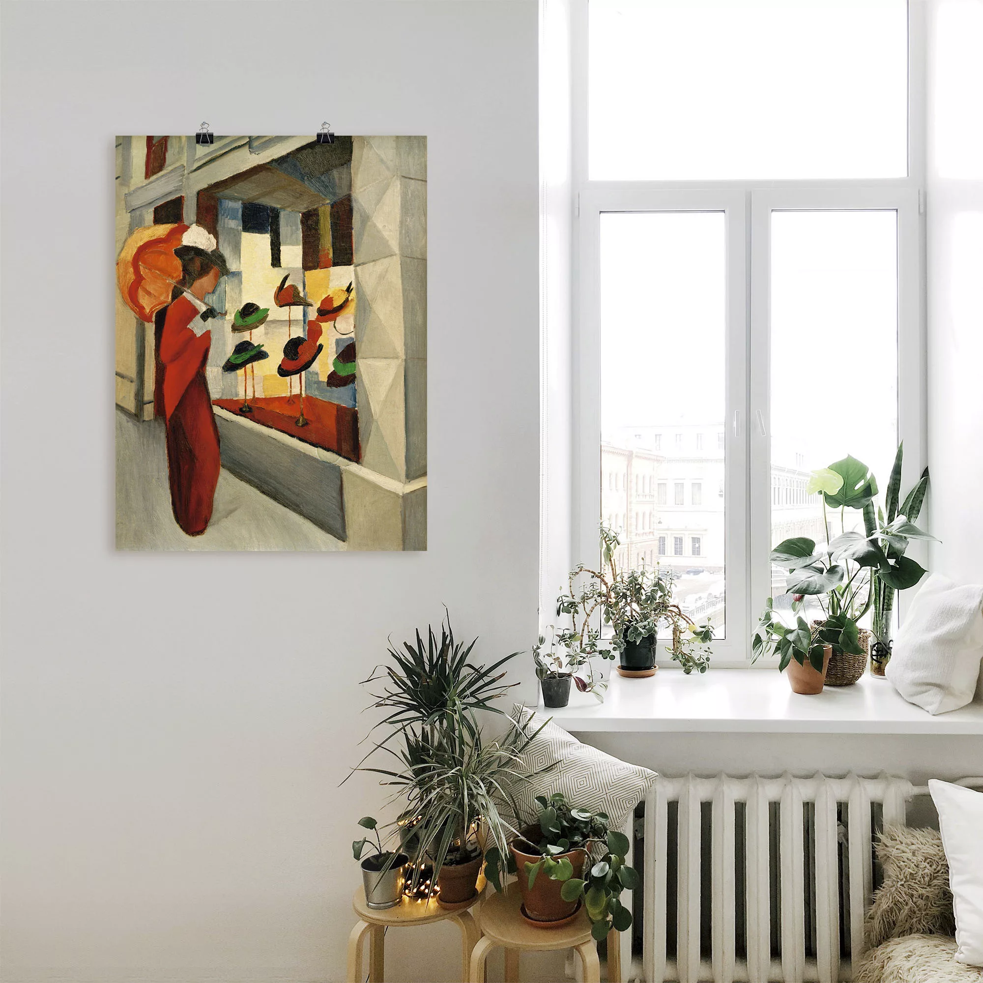 Artland Wandbild »Hutladen«, Mode, (1 St.), als Leinwandbild, Poster in ver günstig online kaufen