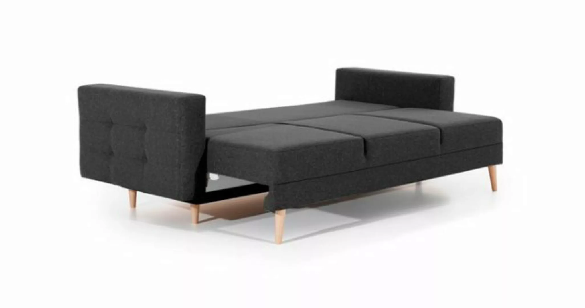 JVmoebel Sofa Sofa Dreisitzer Bettkasten Polster 3 Sitzer 100% Textil Couch günstig online kaufen