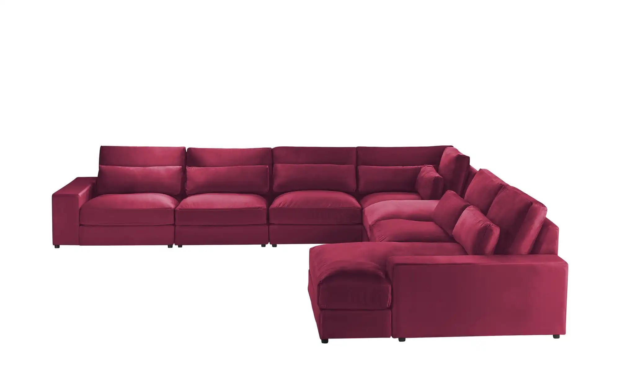 Ecksofa  Branna ¦ rot ¦ Maße (cm): B: 412 H: 88 T: 296 Polstermöbel > Sofas günstig online kaufen