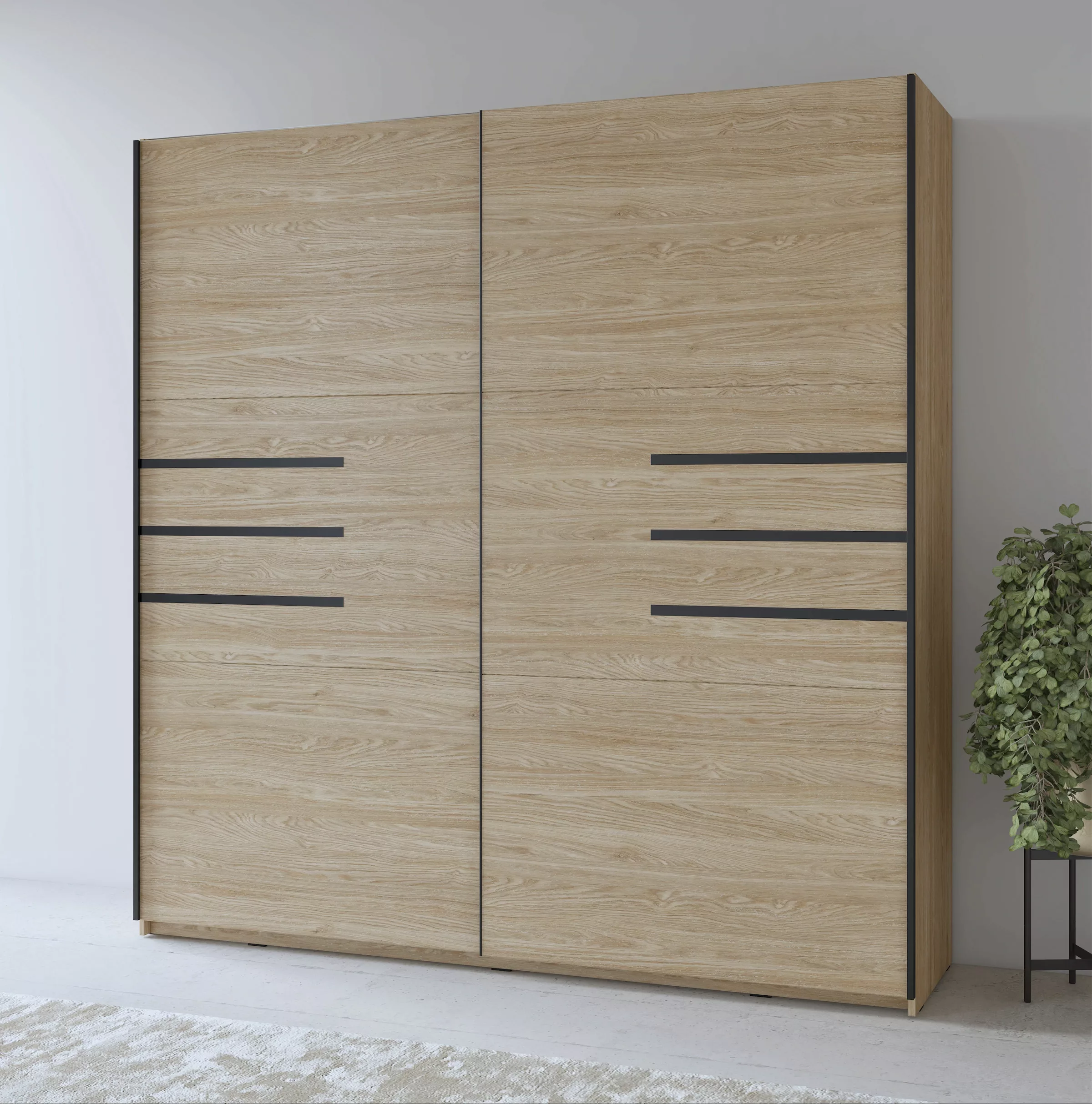 INOSIGN Schwebetürenschrank "Violla, 200x60,5x210 cm (BxTxH), FSC-zertifizi günstig online kaufen