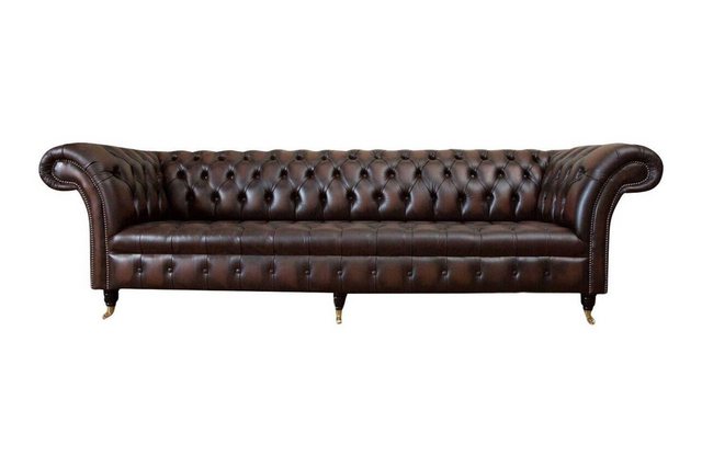 JVmoebel 4-Sitzer Ledersofa 4 Sitzer Luxus Klassische Chesterfield 100% Led günstig online kaufen