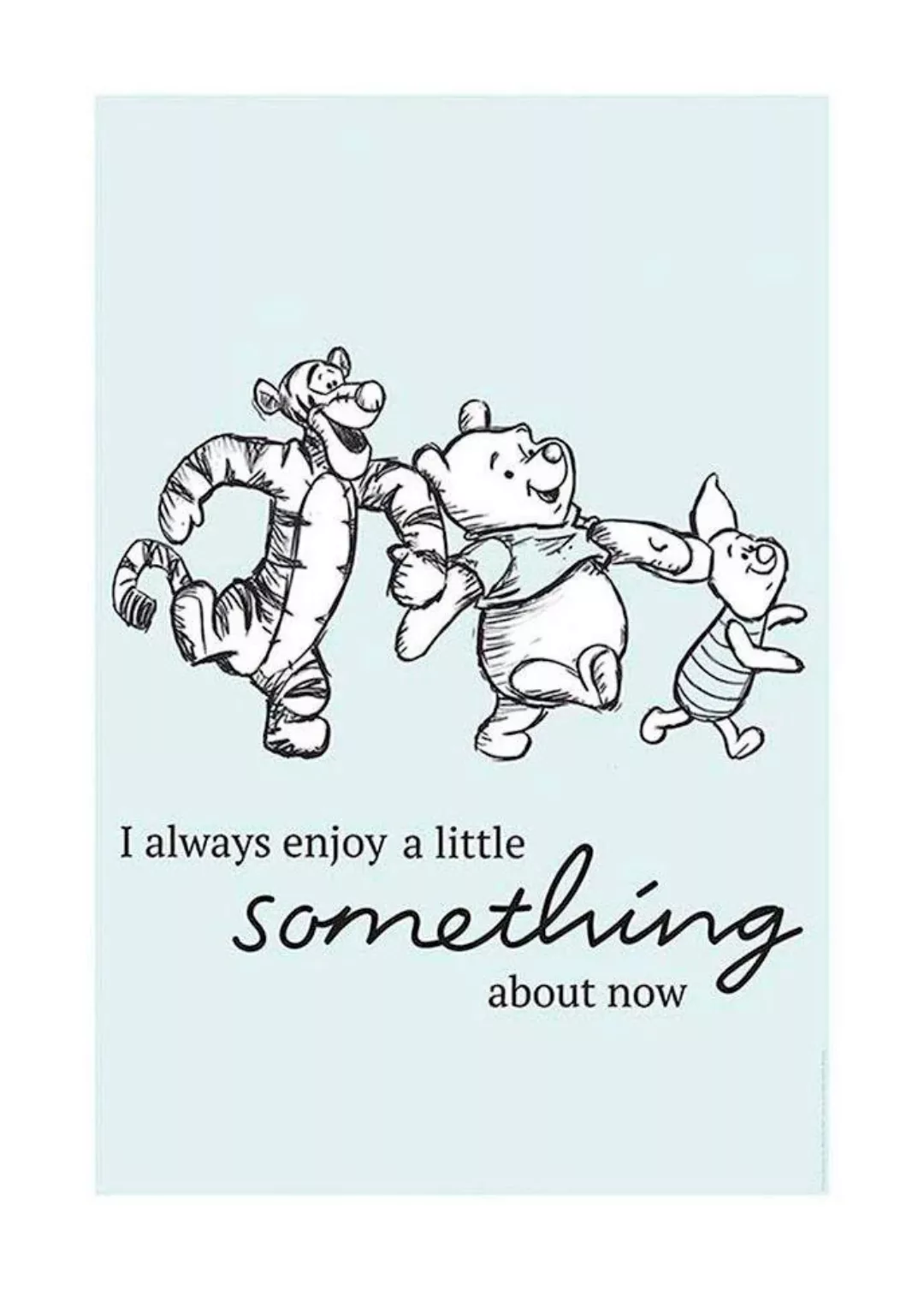 Komar Poster "Winnie Pooh Little Something", Disney, (1 St.), Kinderzimmer, günstig online kaufen