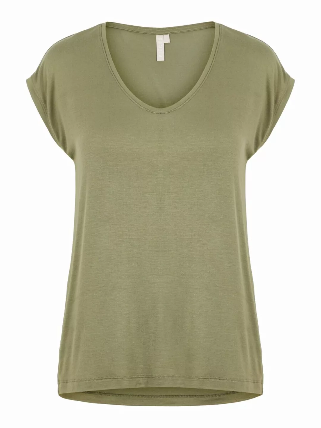 Pieces Billo Einfarbiges T-shirt Mit Kurzen Ärmeln XL Deep Lichen Green günstig online kaufen