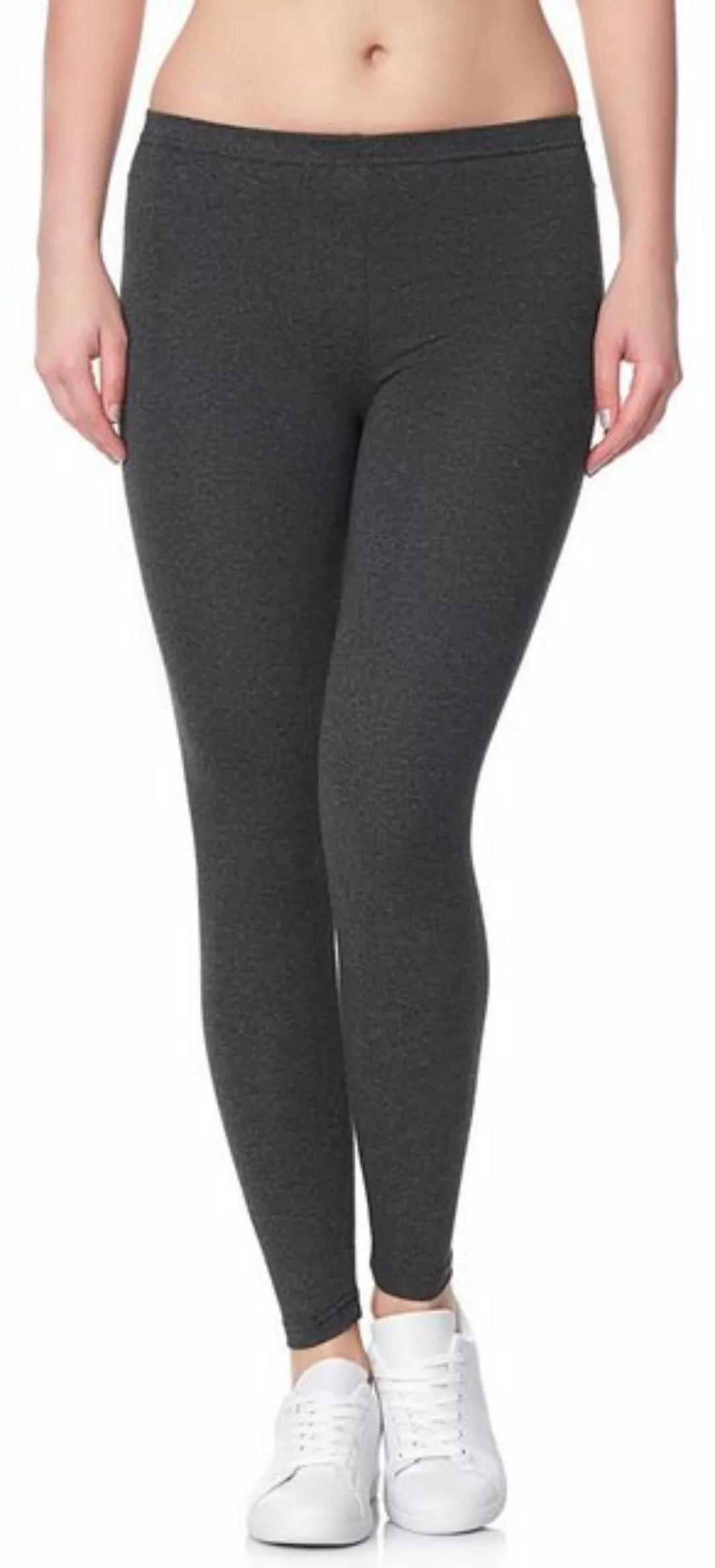 Ladeheid Leggings Damen Leggings Long aus Baumwolle LAMA02 (1-tlg) elastisc günstig online kaufen