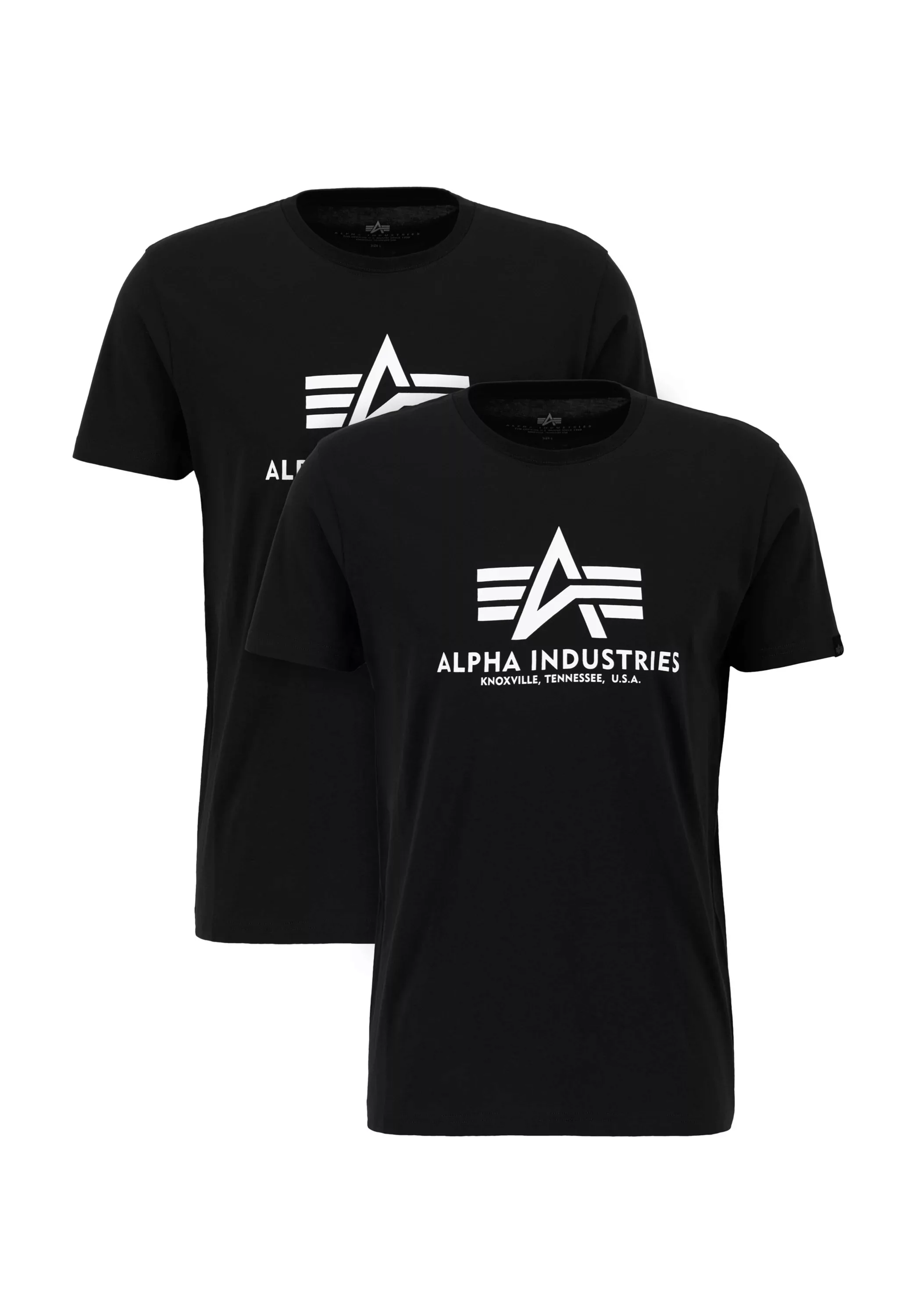 Alpha Industries Rundhalsshirt "Basic T 2 Pack" günstig online kaufen